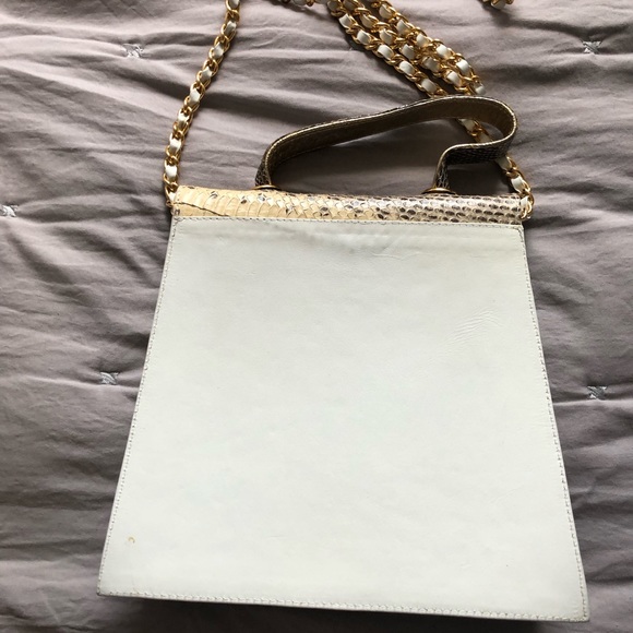 Rare vintage real snake skin bag - Picture 4 of 5